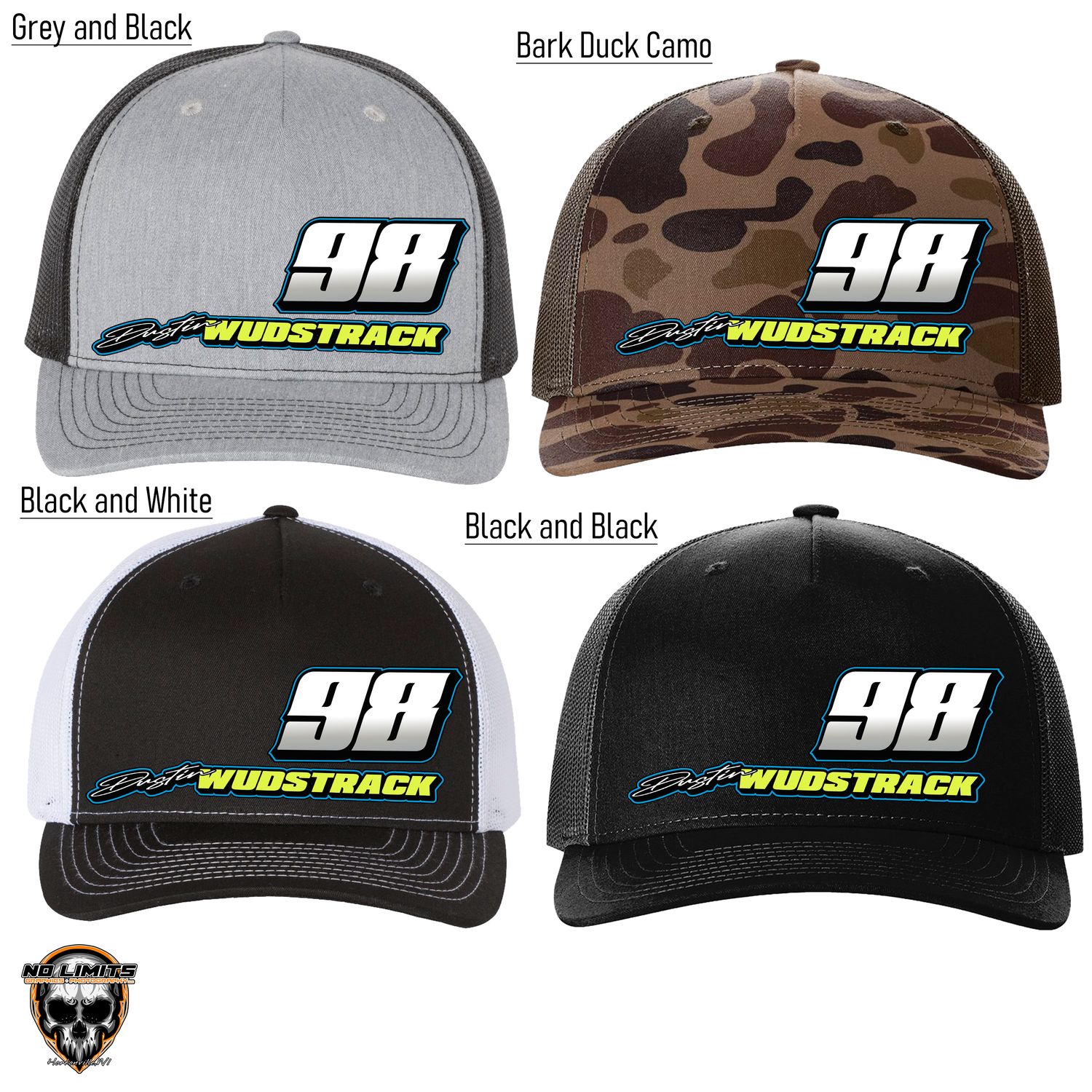 2025 DUSTIN WUDSTRACK MESH SNAPBACK HATS