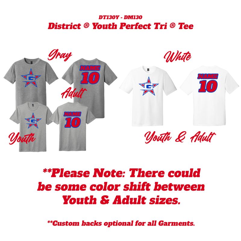 Greenville 10U Baseball Tees Starting At