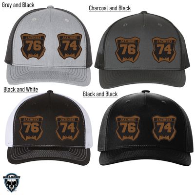 2025 PBJ LEATHER PATCH MESH SNAPBACK HATS