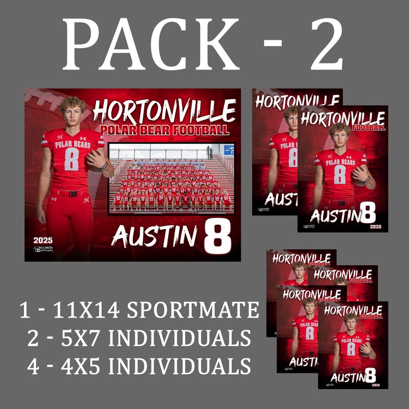 HHS PACK #2 - 11X14 Sportmate Pack