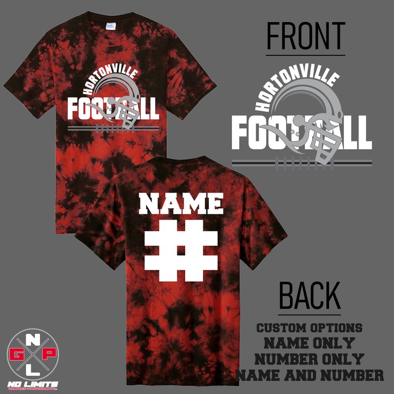 HORTONVILLE IRON HELMET TYE DYE TEE