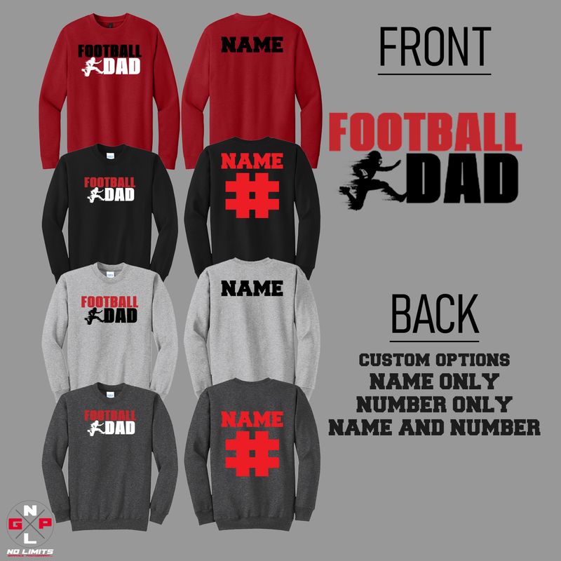 FOOTBALL DAD CREWNECK
