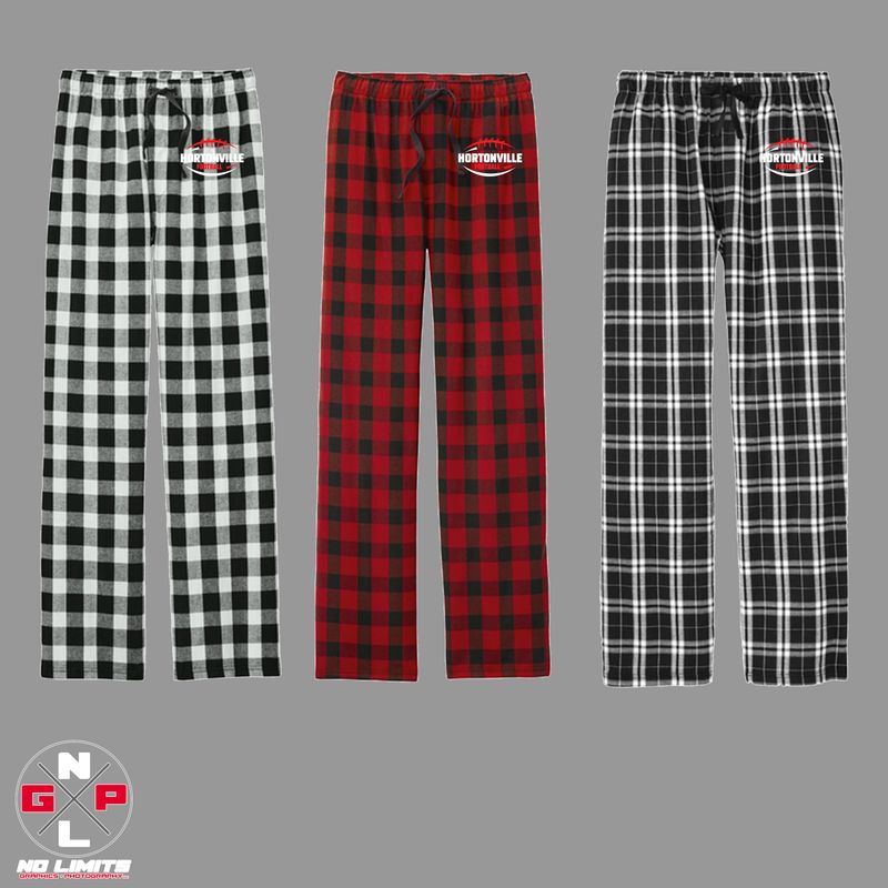 HORTONVILLE FOOTBALL PJ PANTS