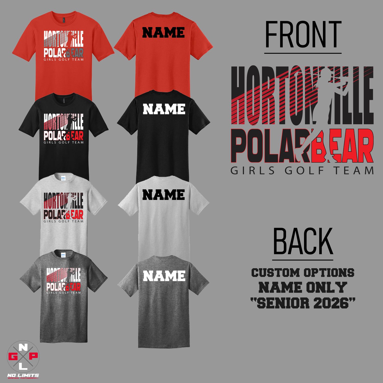 HORTONVILLE GIRLS GOLF TEE