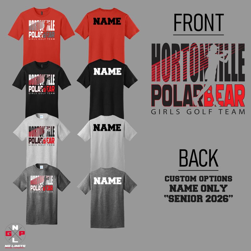 HORTONVILLE GIRLS GOLF TEE