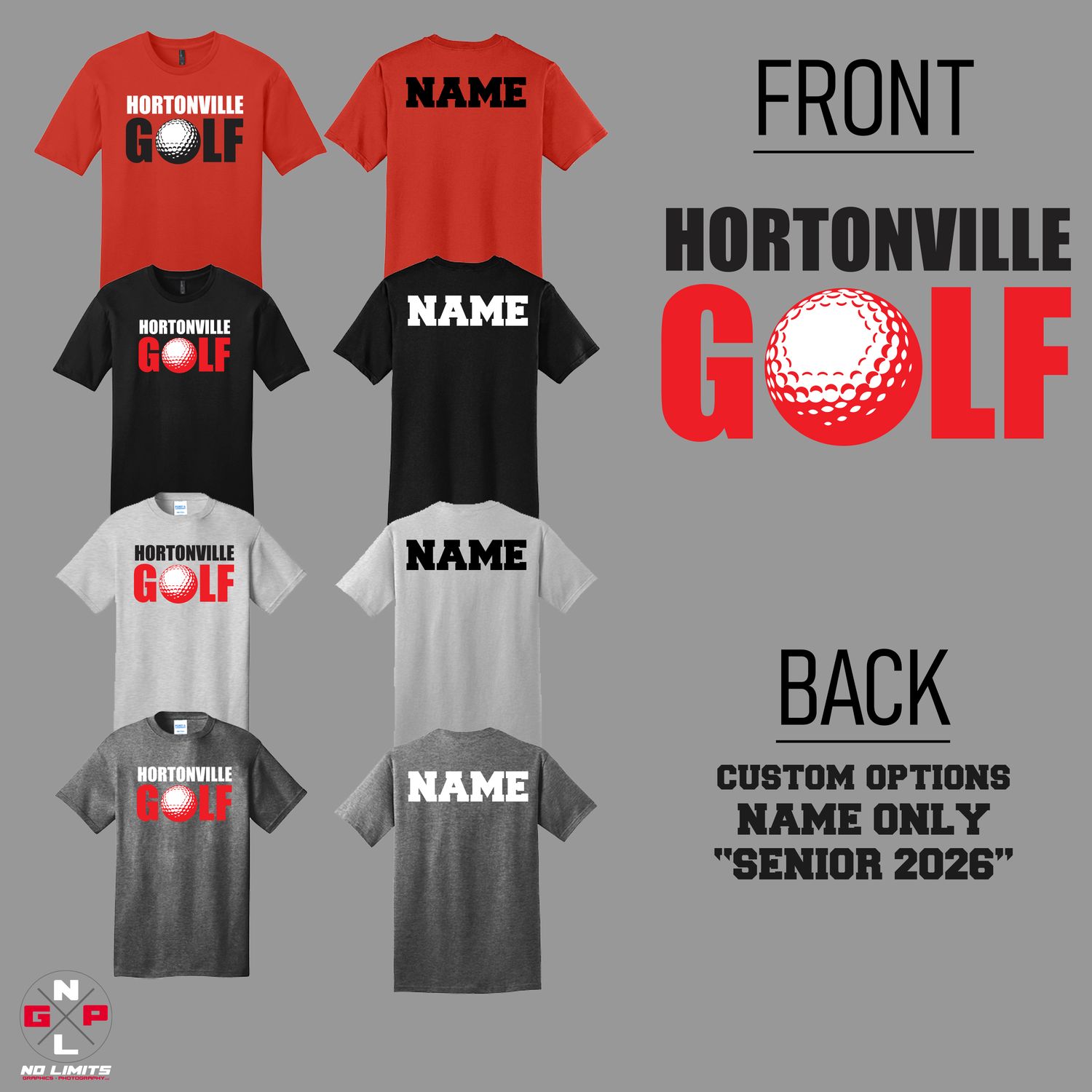 HORTONVILLE GOLF STANDARD TEE