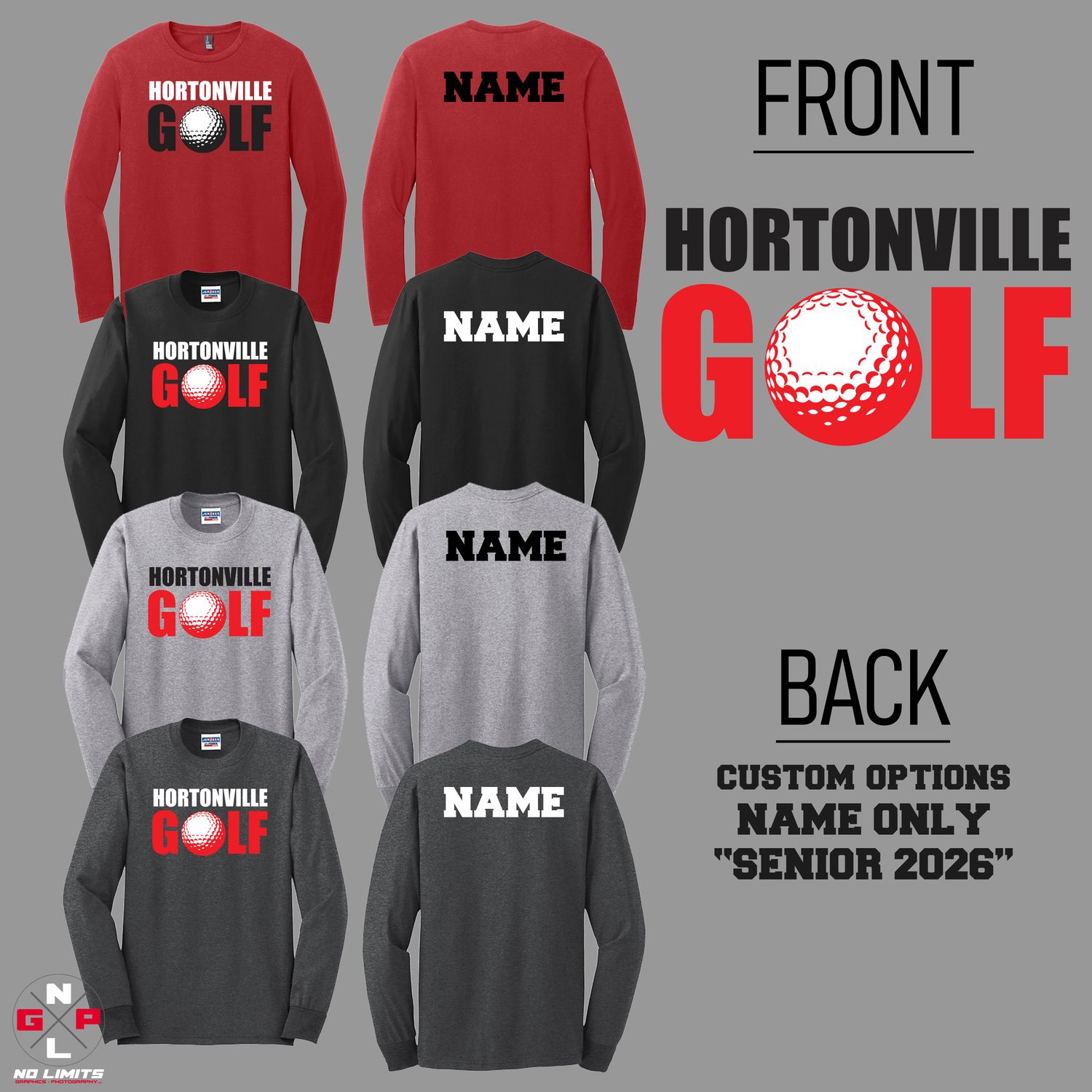 HORTONVILLE GOLF STANDARD LONG SLEEVE