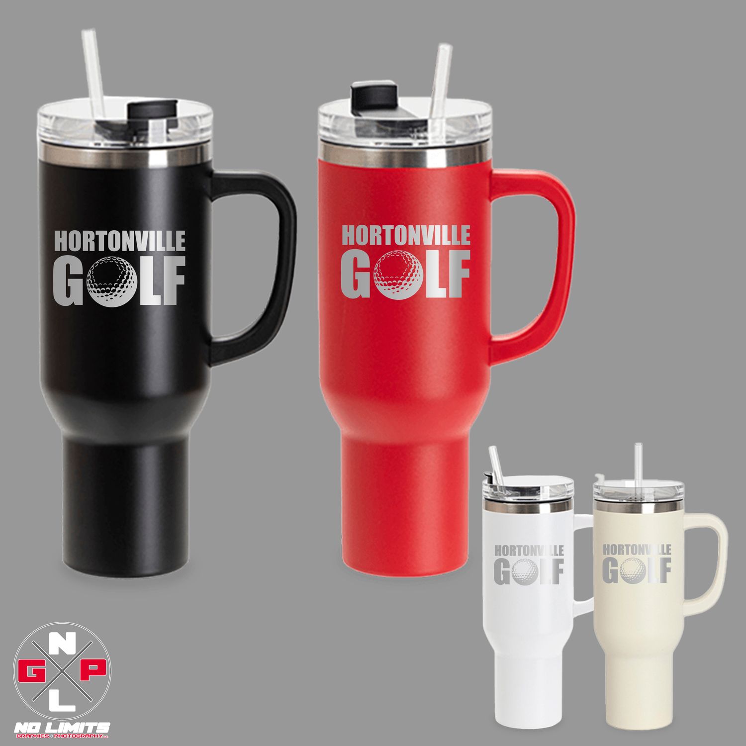 HORTONVILLE GOLF 40OZ TUMBLER