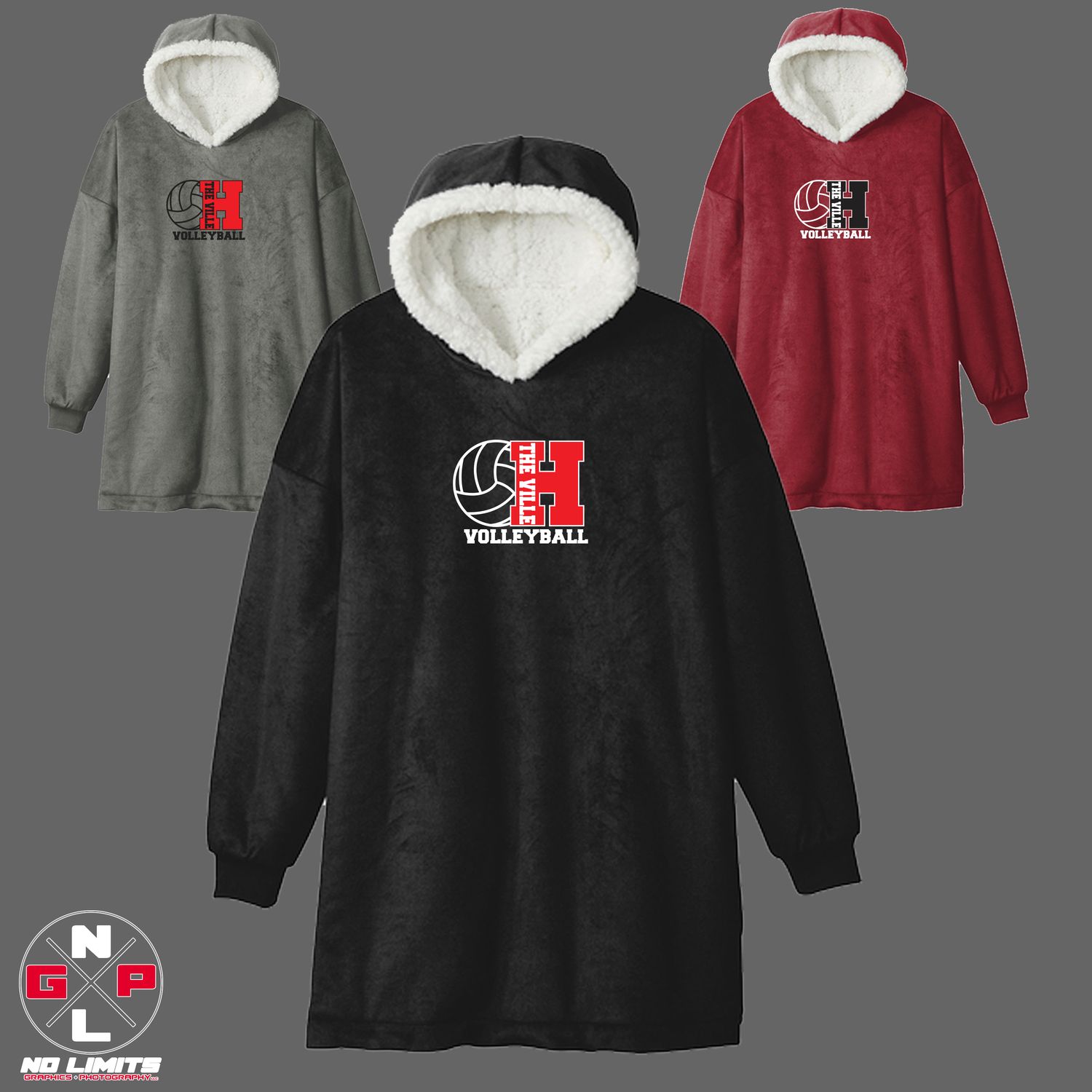 THE VILLE VOLLEYBALL WAERABLE SNUGGIE