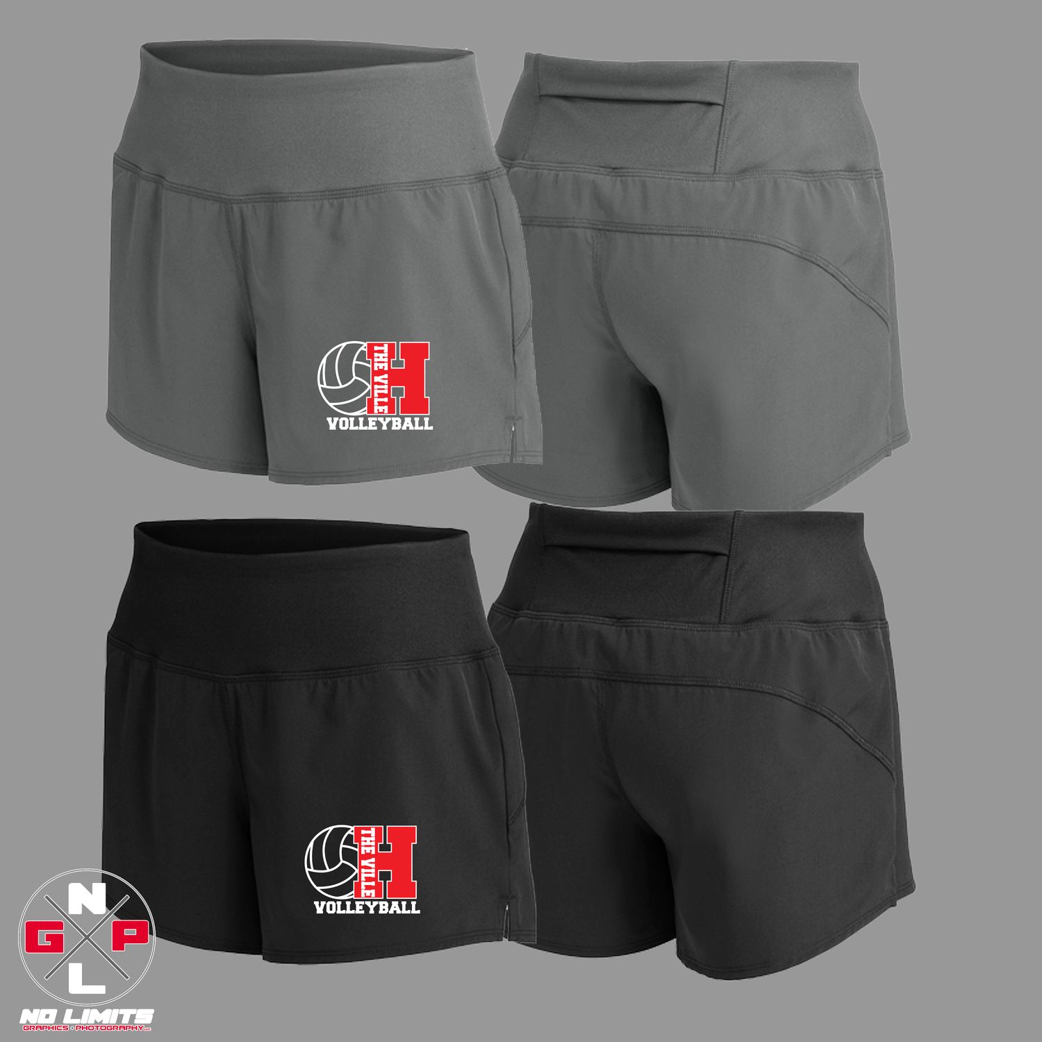 THE VILLE VOLLEYBALL WOMEN'S SHORTS