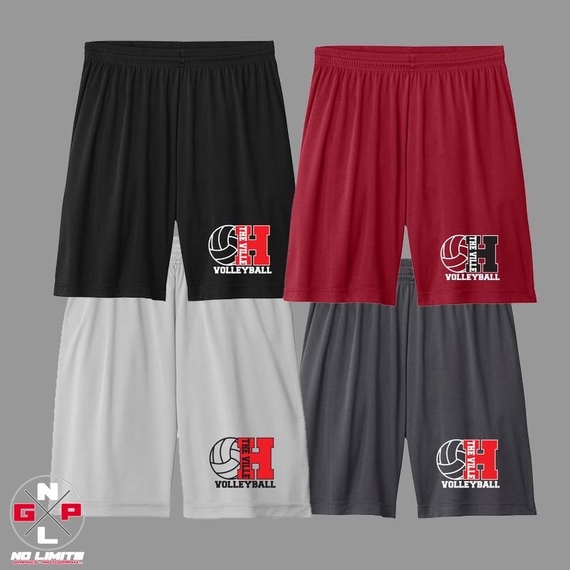 THE VILLE VOLLEYBALL MENS 7IN SHORTS