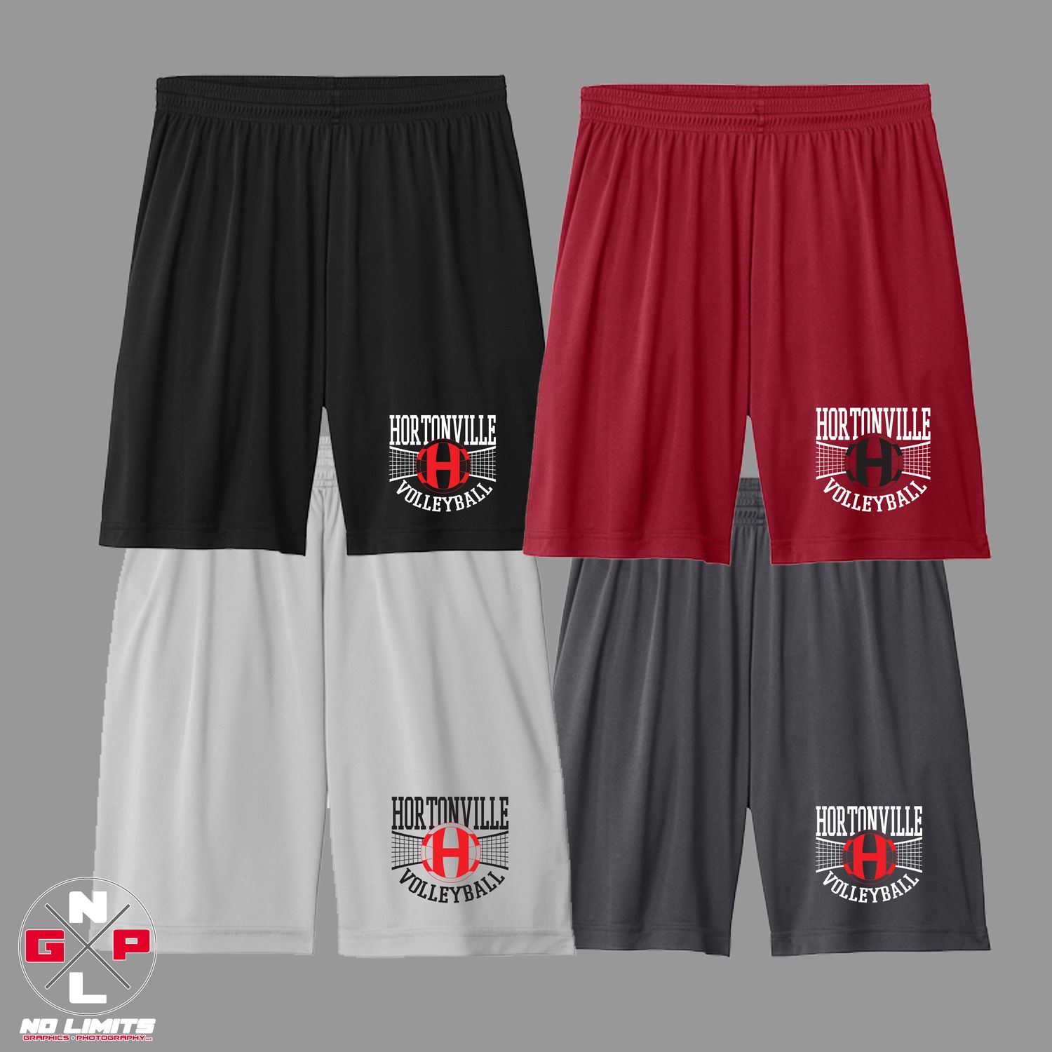 HORTONVILLE VOLLEYBALL MENS 7IN SHORTS