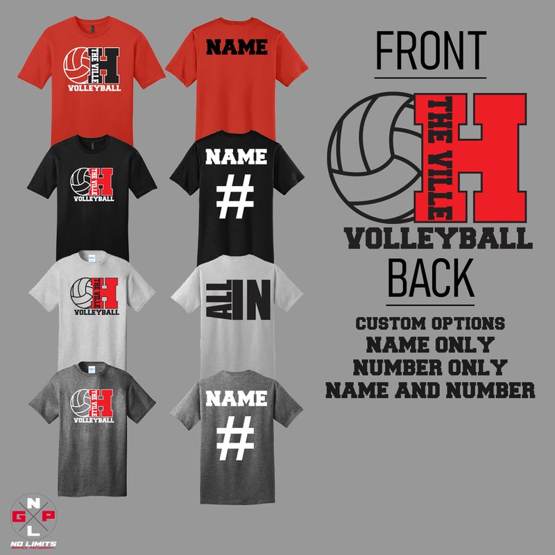 THE VILLE VOLLEYBALL TEE