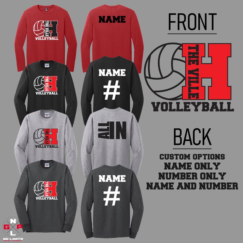 THE VILLE VOLLEYBALL LONGSLEEVE