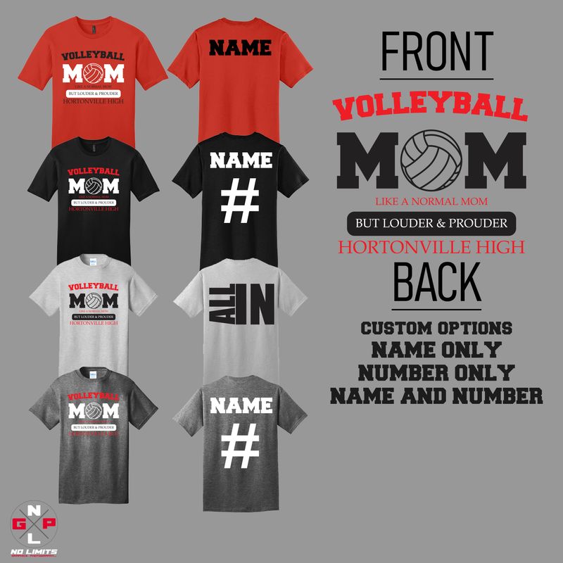 VOLLEYBALL MOM TEE
