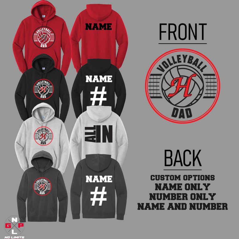 VOLLEYBALL DAD HOODIE