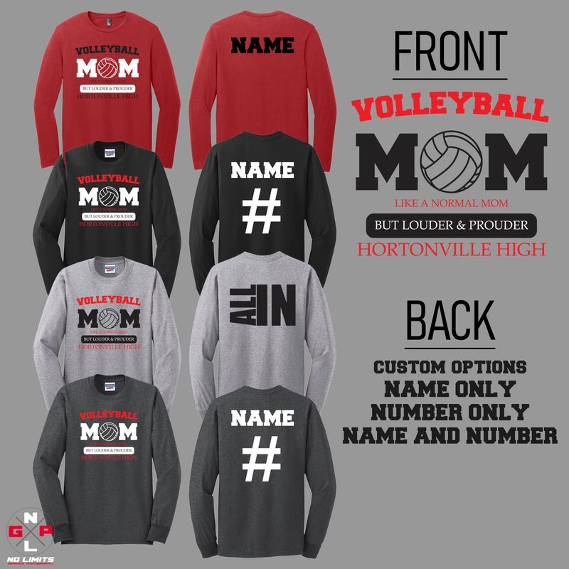 VOLLEYBALL MOM LONGSLEEVE