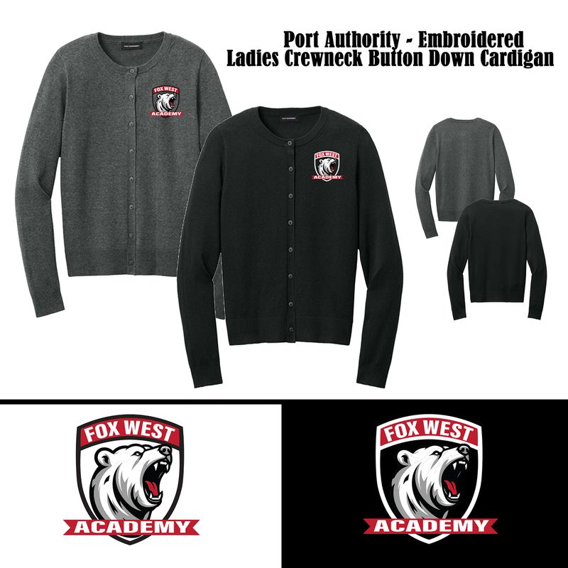 **NEW DESIGN** PORT AUTHORITY EMBROIDERED CARDIGAN SWEATERS $50 **NEW DESIGN** PORT AUTHORITY EMBROIDERED CARDIGAN SWEATERS $50