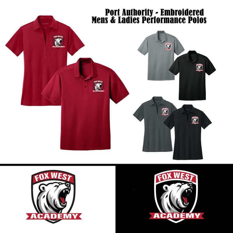 **NEW DESIGN** PORT AUTHORITY EMBROIDERED POLOS $40 **NEW DESIGN** PORT AUTHORITY EMBROIDERED POLOS $40