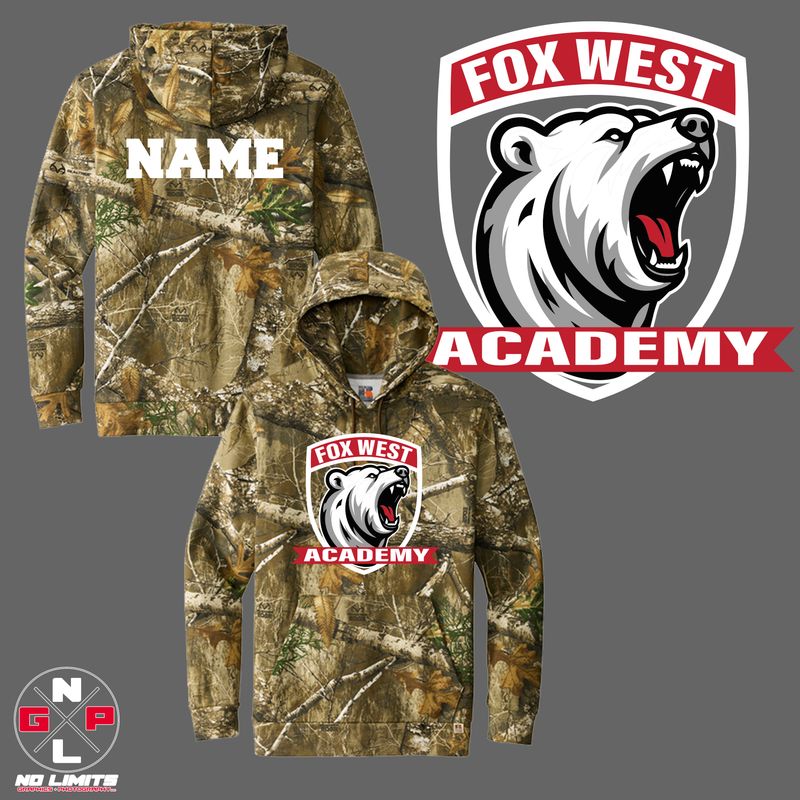 **NEW** FWA RUSSEL OUTSIDERS CAMO HOODIE