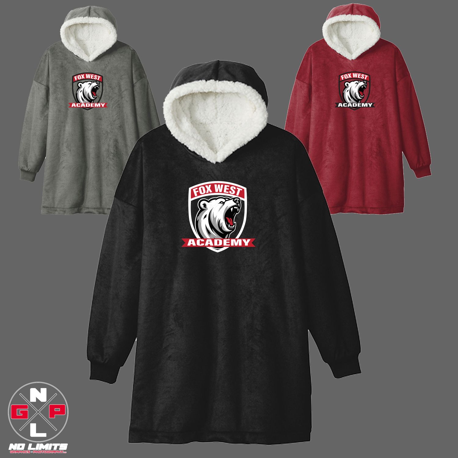 **NEW** FWA EMBROIDERED WEARABLE SNUGGIE