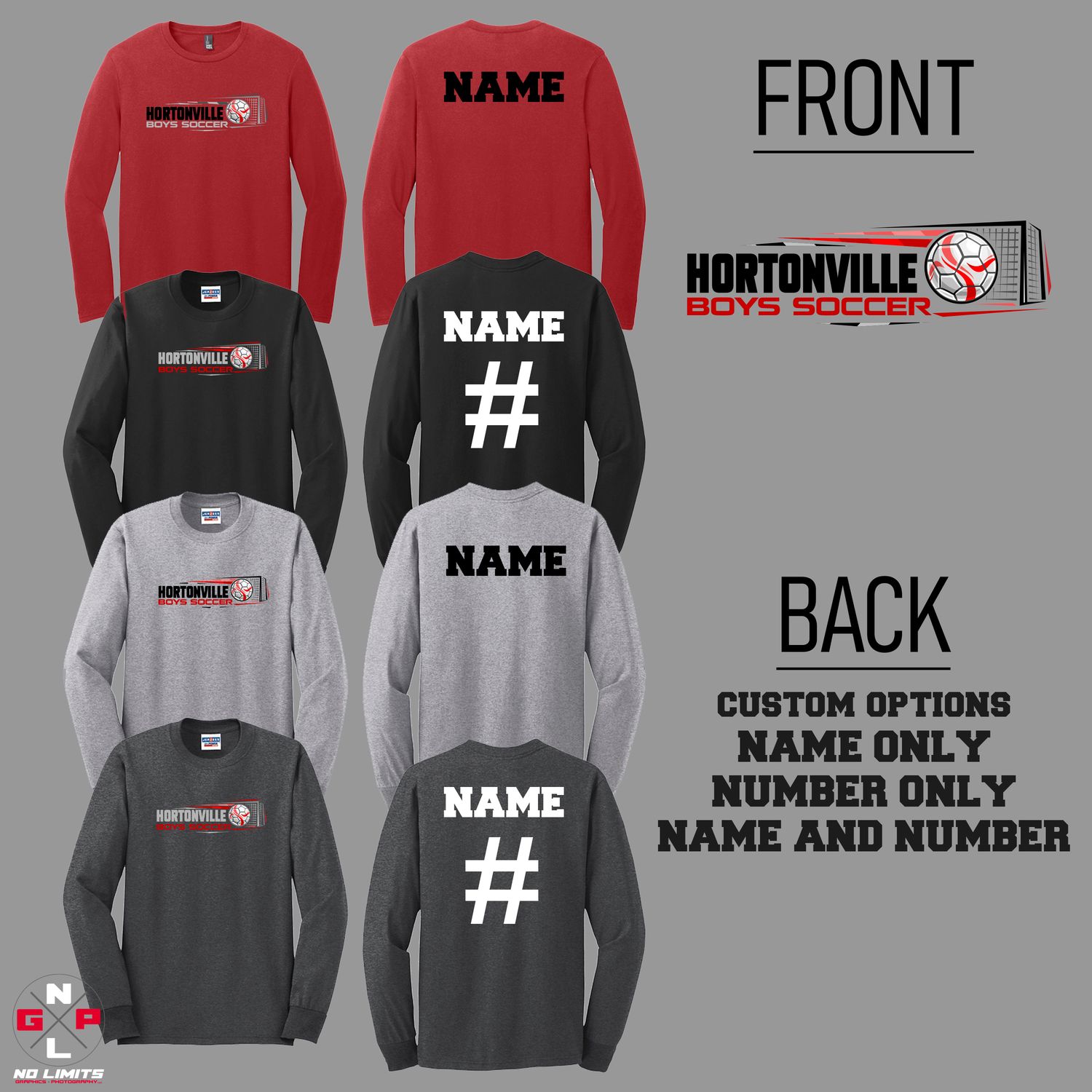 BOYS SOCCER NET LONGSLEEVE