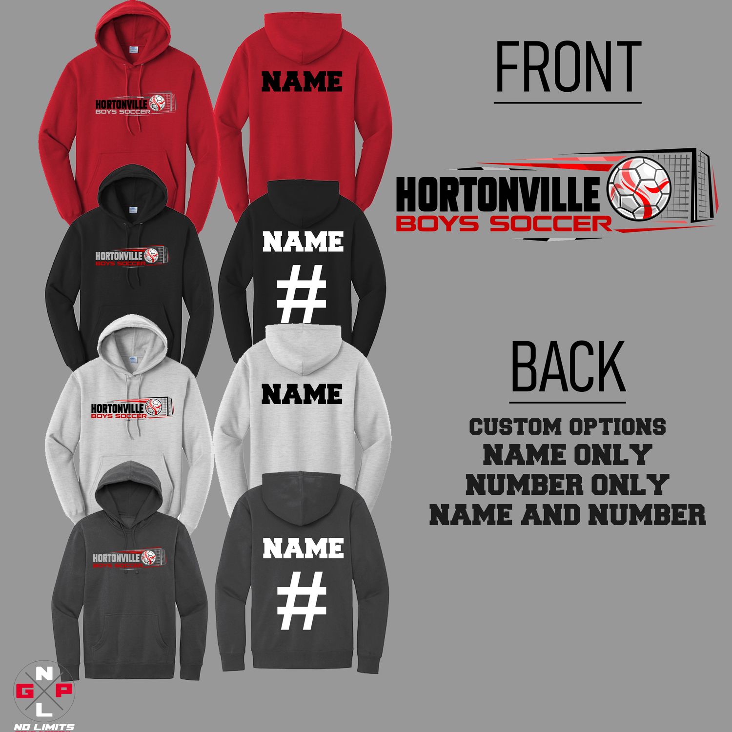 BOYS SOCCER NET HOODIE