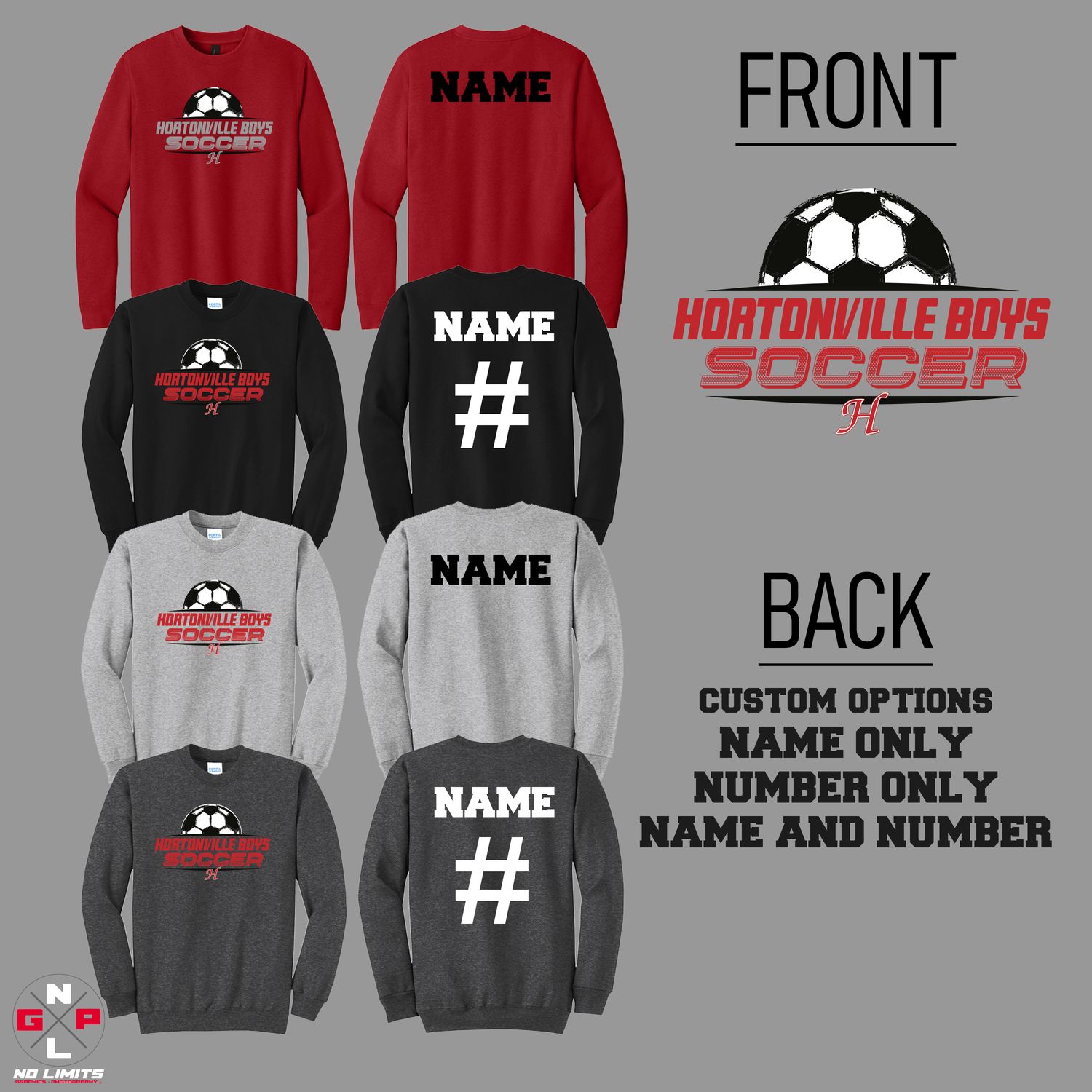 BOYS SOCCER BALL CREWNECK