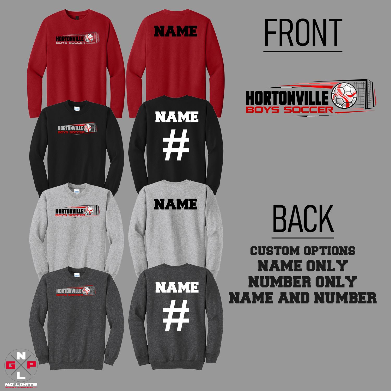 BOYS SOCCER NET CREWNECK