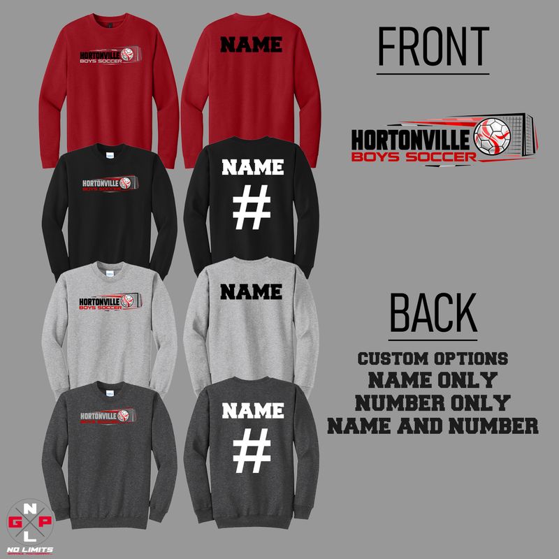 BOYS SOCCER NET CREWNECK
