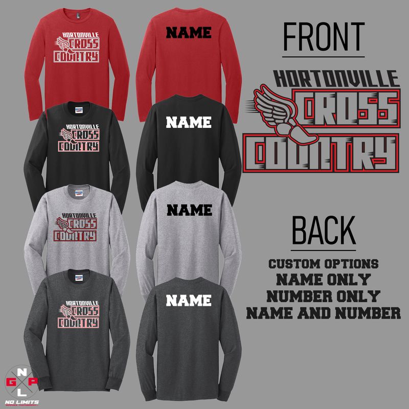 HORTONVILLE CROSS COUNTRY  LONGSLEEVE