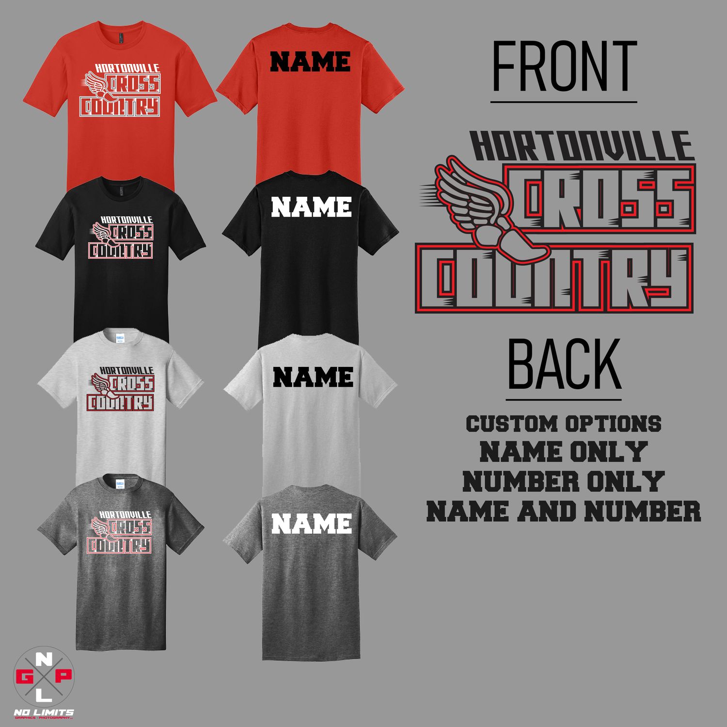 HORTONVILLE CROSS COUNTRY TEE