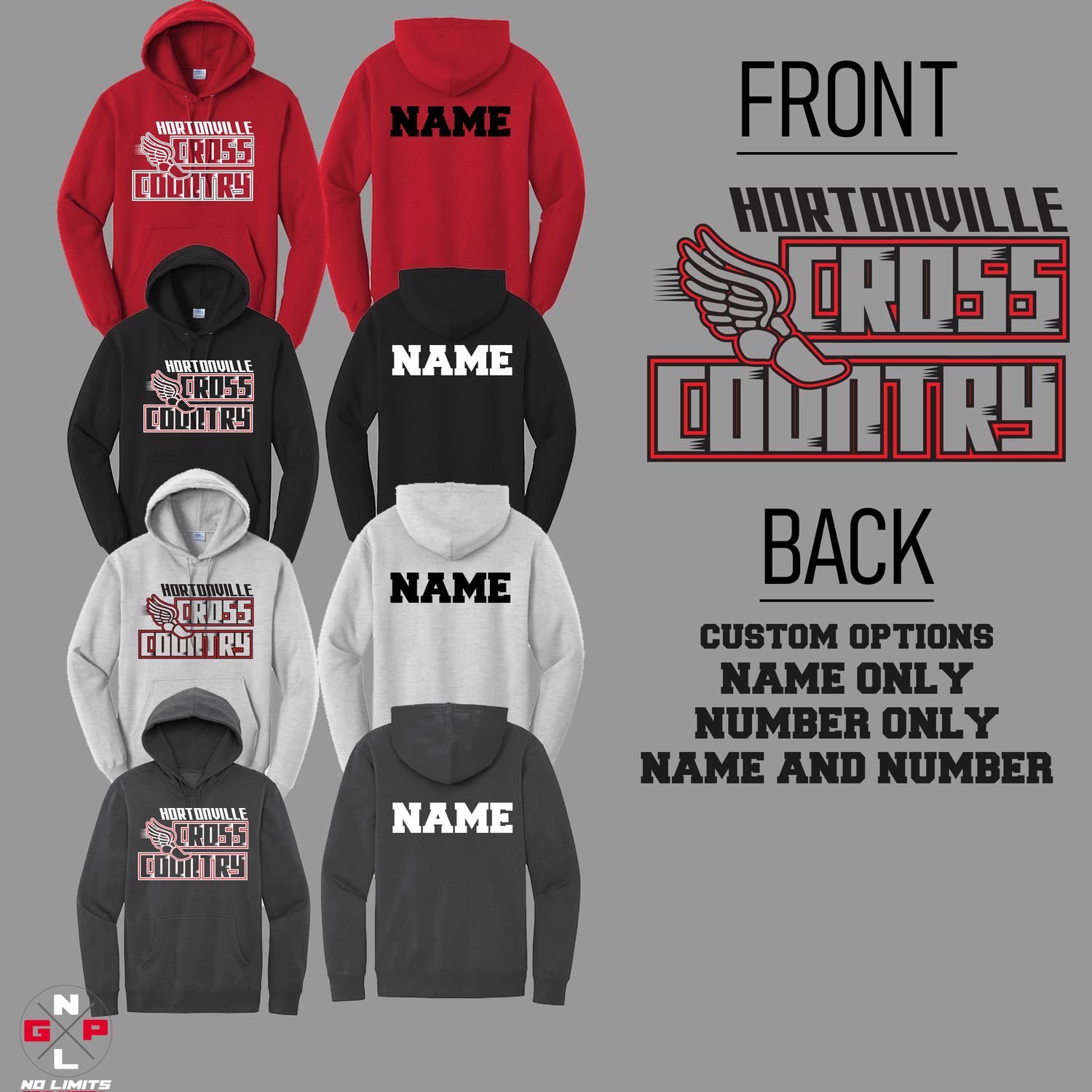 HORTONVILLE CROSS COUNTRY HOODIE