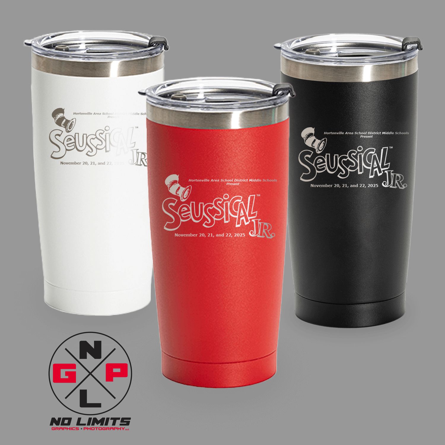 ORDER BY SUNDAY, NOVEMEBER 2ND - Musical Themed 20oz Tumbler