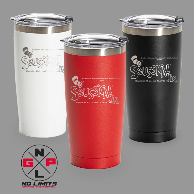ORDER BY SUNDAY, NOVEMEBER 2ND - Musical Themed 20oz Tumbler