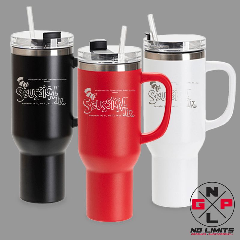 ORDER BY SUNDAY, NOVEMEBER 2ND - Musical Themed 40oz Tumbler