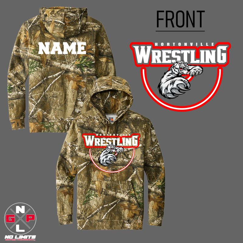 HORTONVILLE WRESTLING RING RUSSEL OUTSIDERS CAMO HOODIE