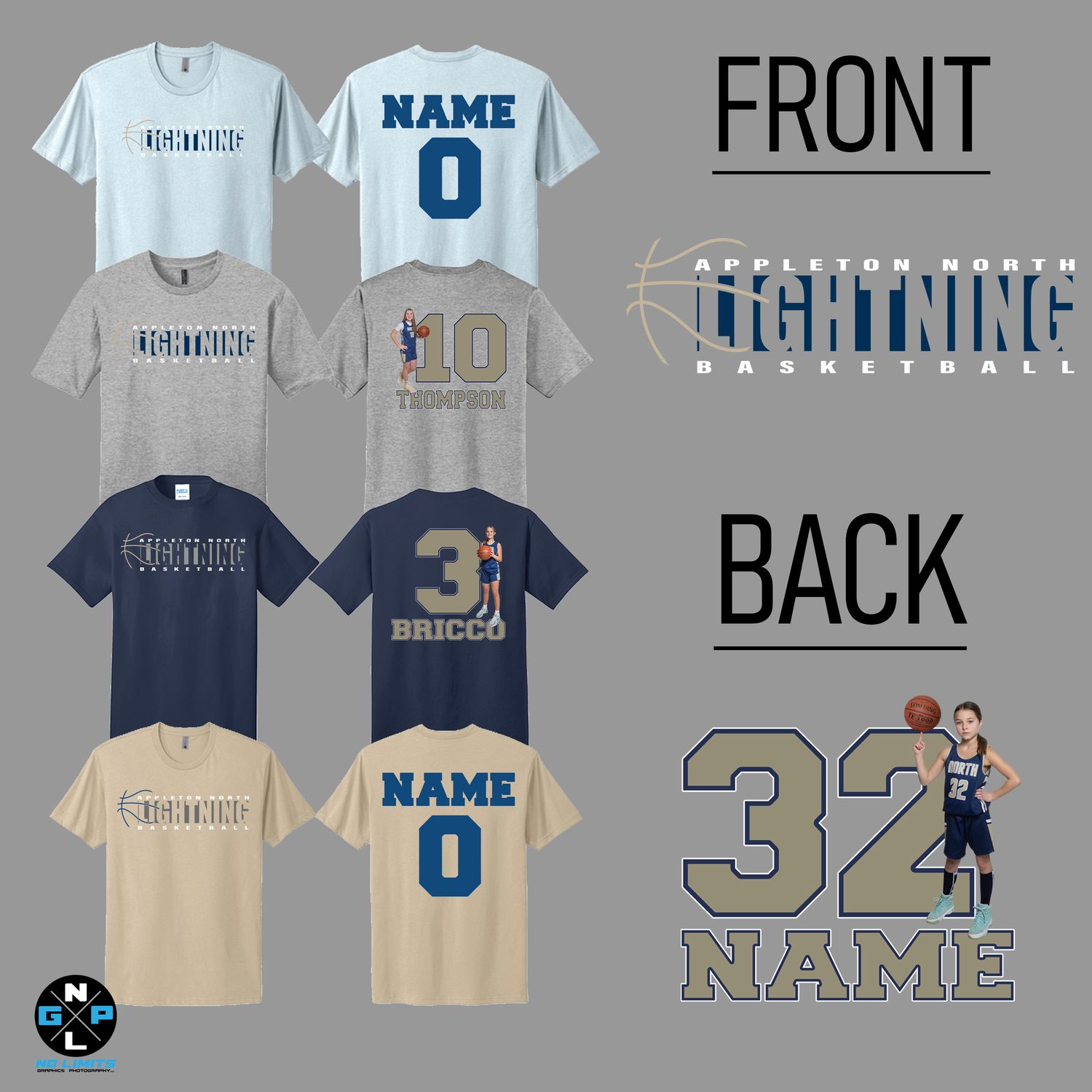 APPLETON NORTH LIGHTNING TEE