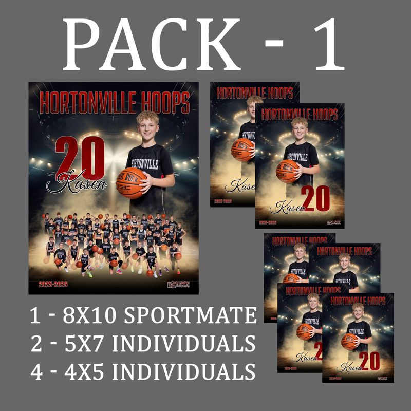 HHS PACK #1 - **Best Value** 8x10 Sportmate Pack