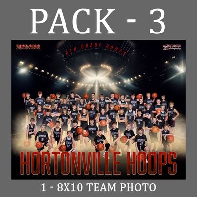 HHS PACK #3 -  8X10 Team Photo Print Only