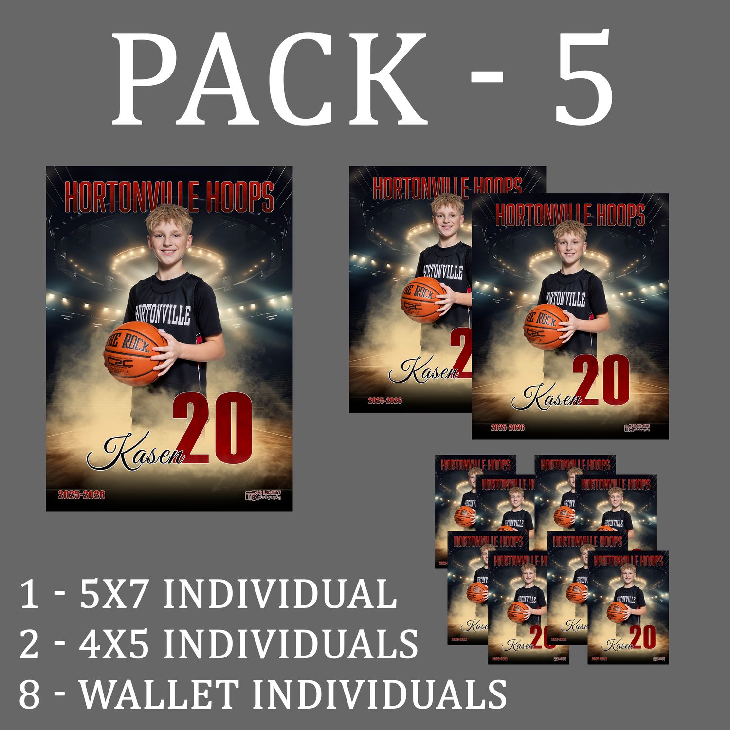HHS PACK #5 - Individual Photo Variety Pack