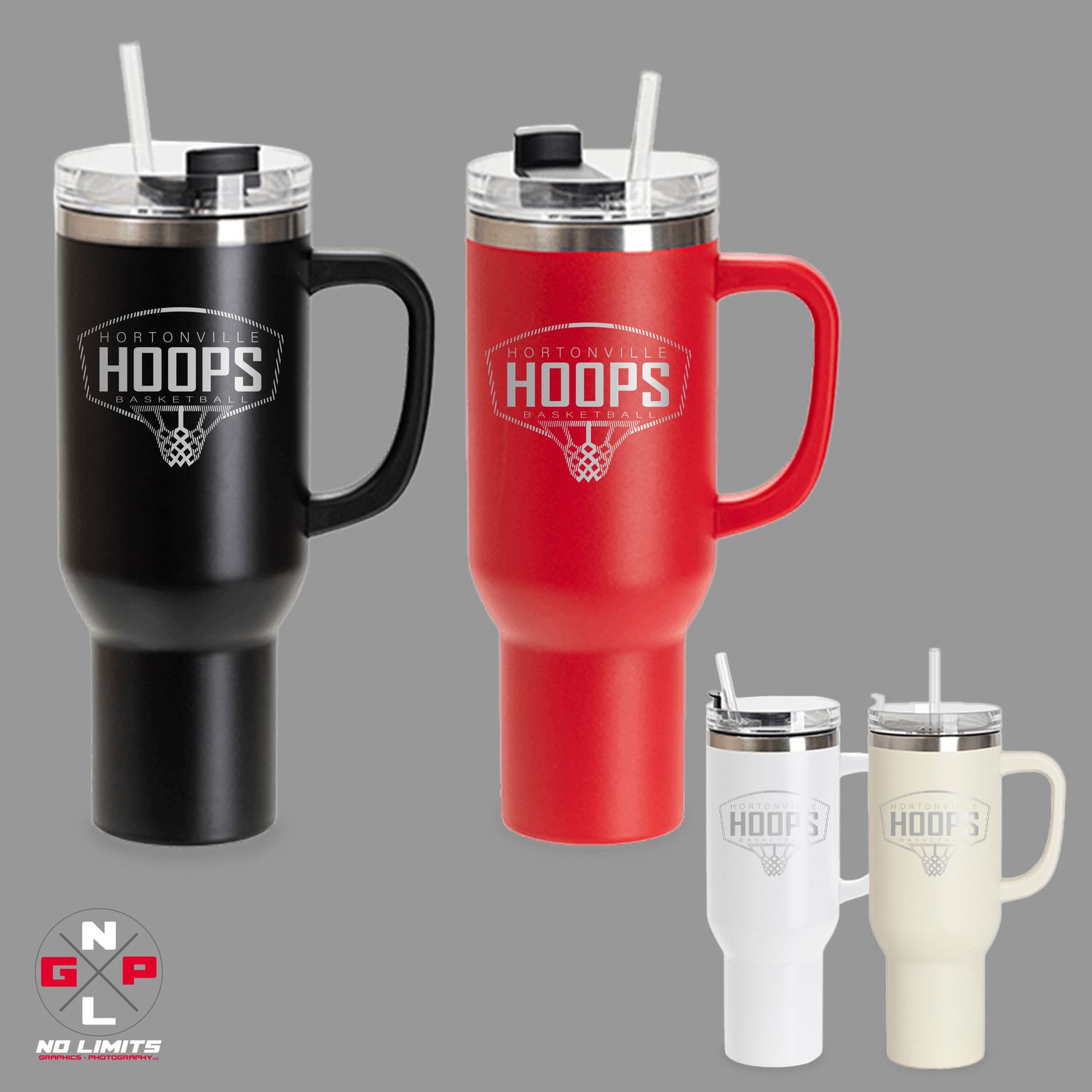 HORTONVILLE HOOPS 40oz TUMBLER