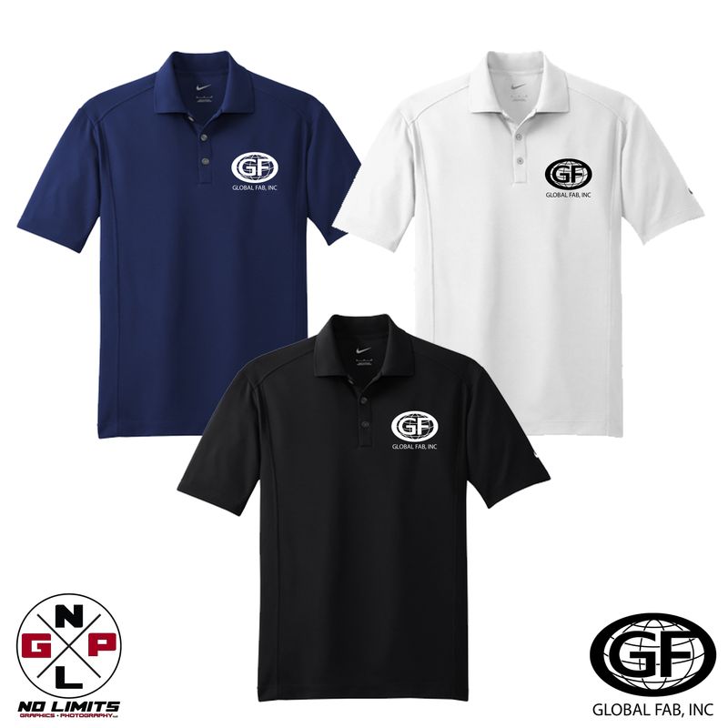 GLOBAL FAB NIKE DRI-FIT CLASSIC EMBROIDERED POLO