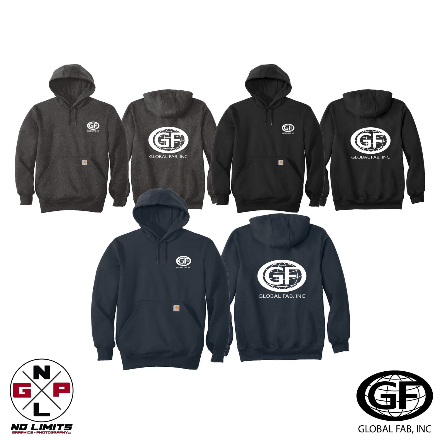 GLOBAL FAB CARHARTT RAIN DEFENDER HEAVYWEIGHT HOODIE