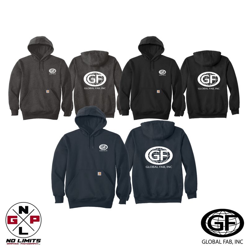 GLOBAL FAB CARHARTT RAIN DEFENDER HEAVYWEIGHT HOODIE