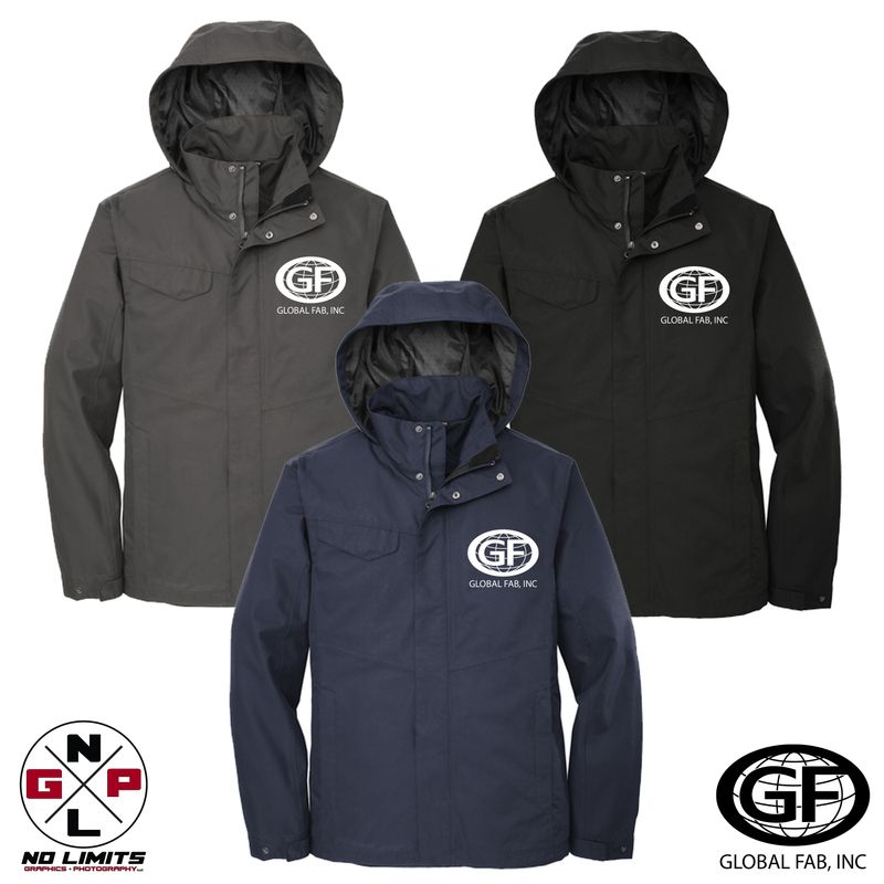 GLOBAL FAB PORT AUTHORITY COLLECTIVE OUTER SHELL EMBROIDERED JACKET