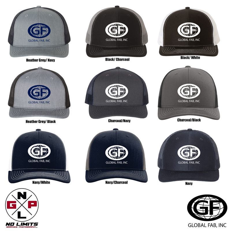 GLOBAL FAB EMBROIDERED RICHARDSON 112 SOLIDS