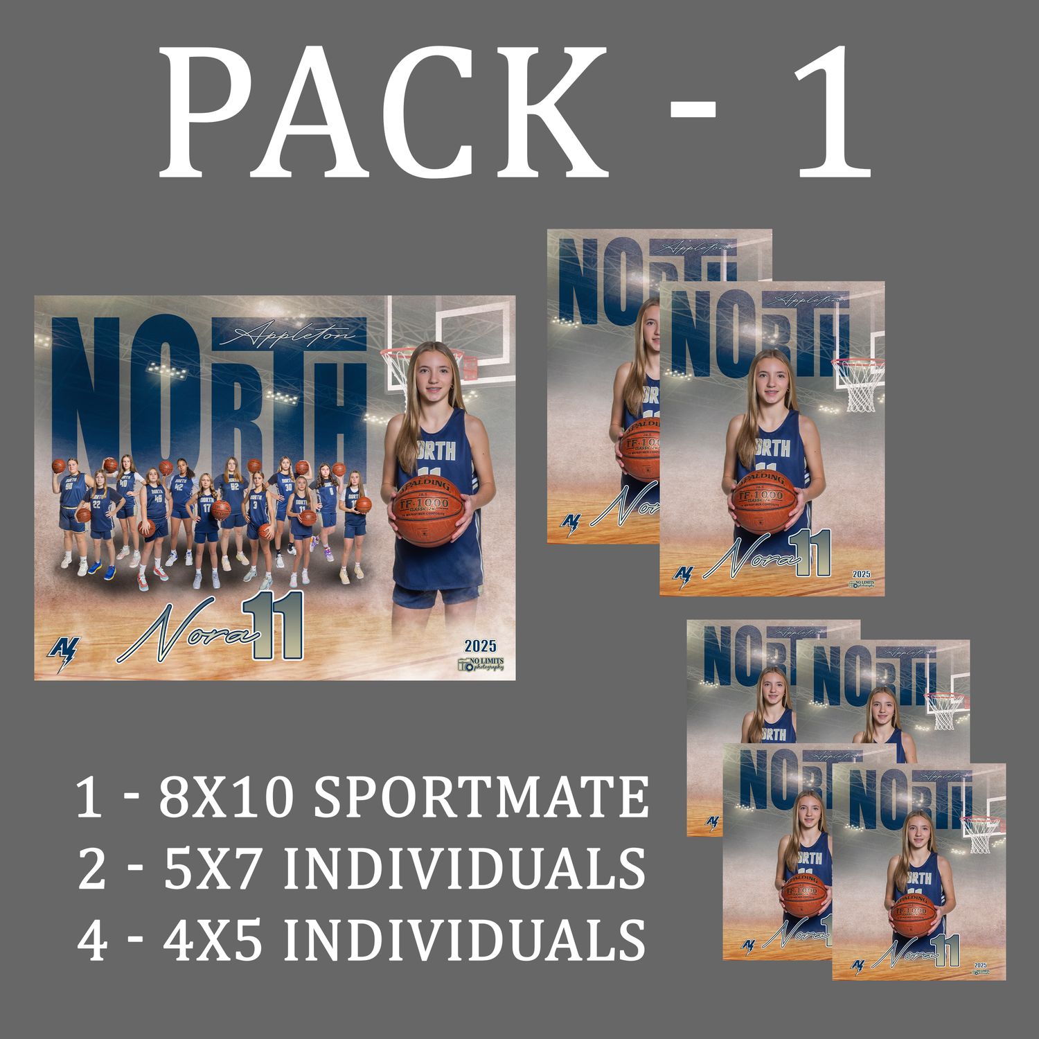 PACK #1 - **Best Value** 8x10 Sportmate Pack
