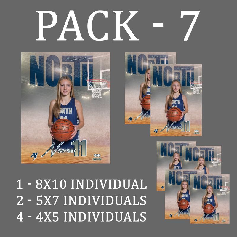 PACK #7 -  8x10 Individual Pack