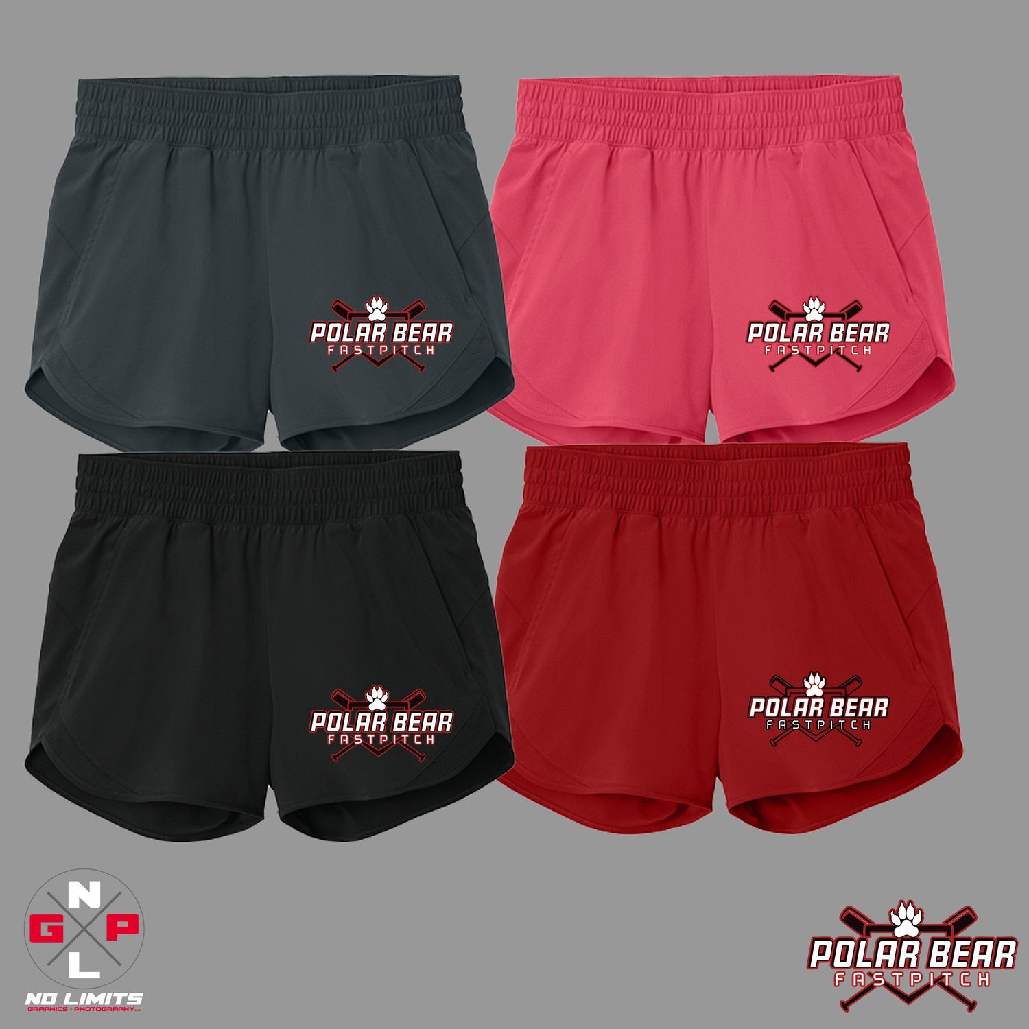 POLAR BEAR FAST PITCH LADIES SWIFT SHORTS